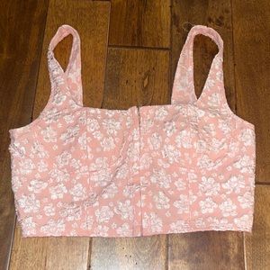 Wild Fable pink corset top